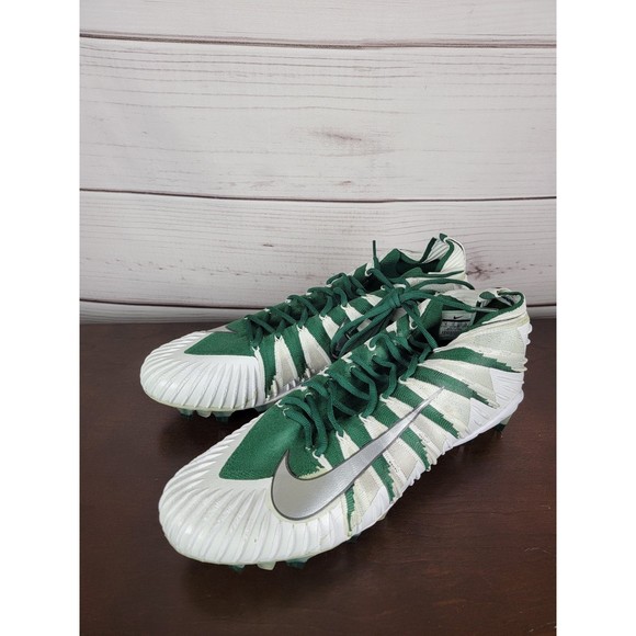 Nike Alpha Menace Elite Football Cleats Size 16 Green and White main image 5